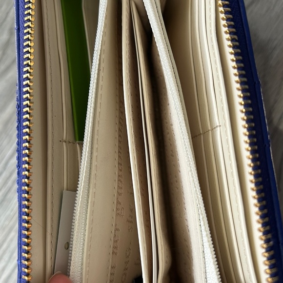 NWT Kate Spade New York Lacey PWRU2811 Signature spade leather royal cobalt - Picture 7 of 12